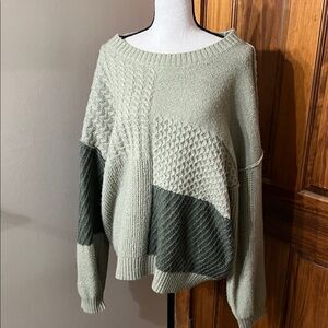 Colorblock Knit Sweater